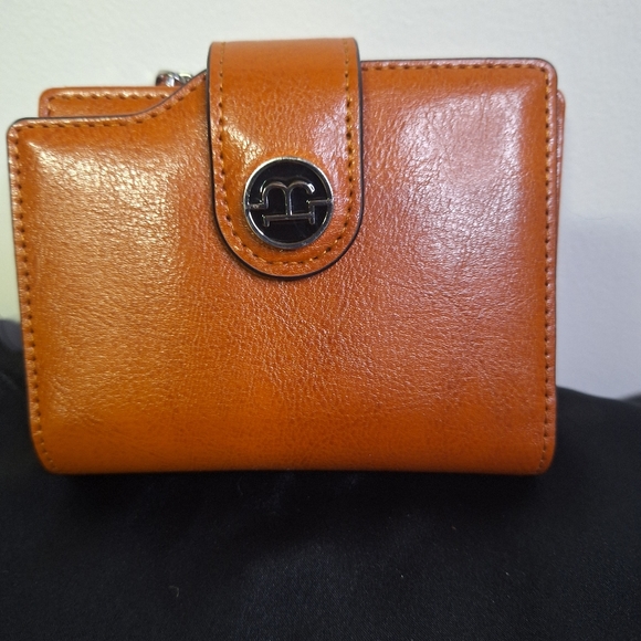 NWOT Bostanten Brown Billfold - Picture 1 of 5